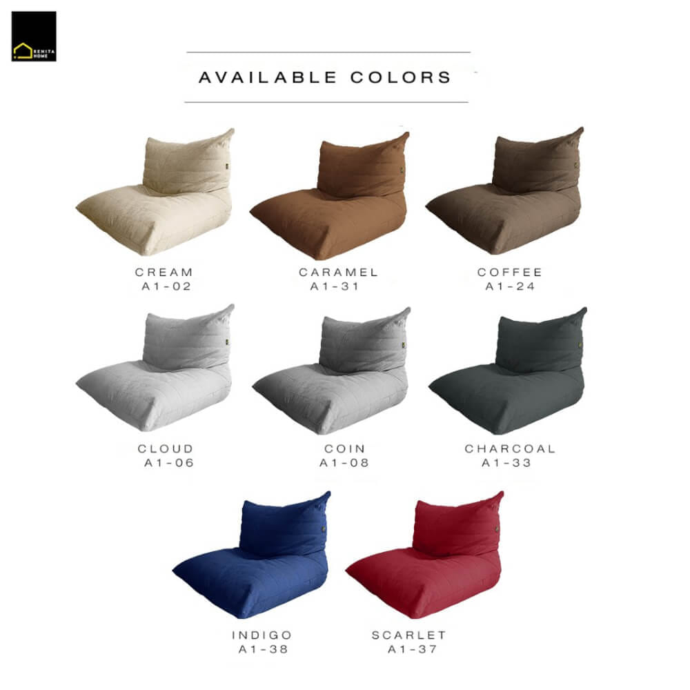 บีนแบค RENITA HOME รุ่น CANBERRA (สีเทาอ่อน A1-06) 100x100ซม._5